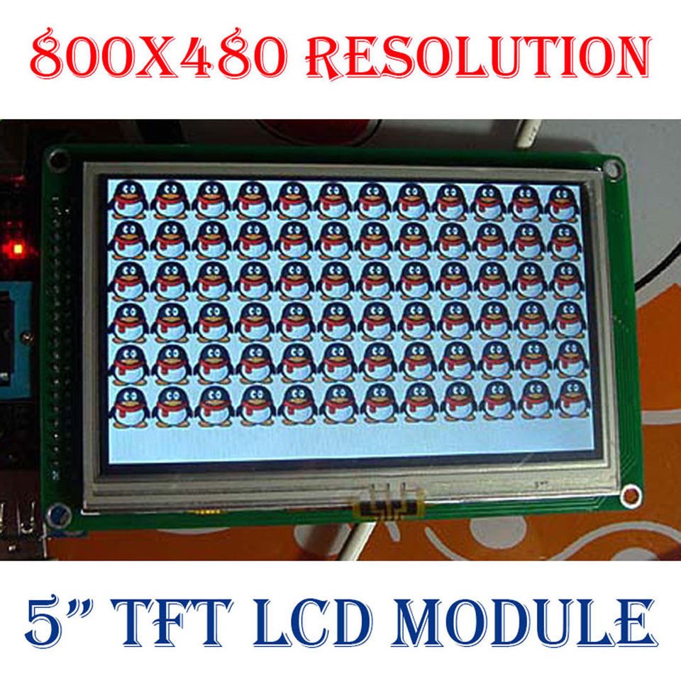 TFT LCD Module Display + Touch Panel Screen + PCB Adapter Build in 