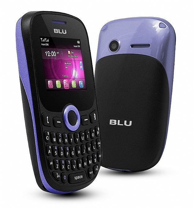 New BLU Samba JR Q53 Unlocked GSM Phone Violet Dual SIM 1.3MP Cam 