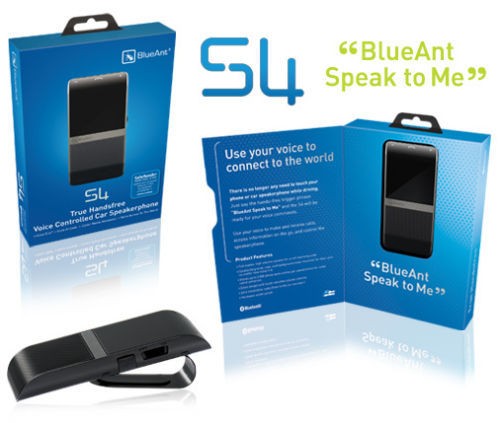 Brand New Blueant S4 Bluetooth Handsfree Car Kit A2DP