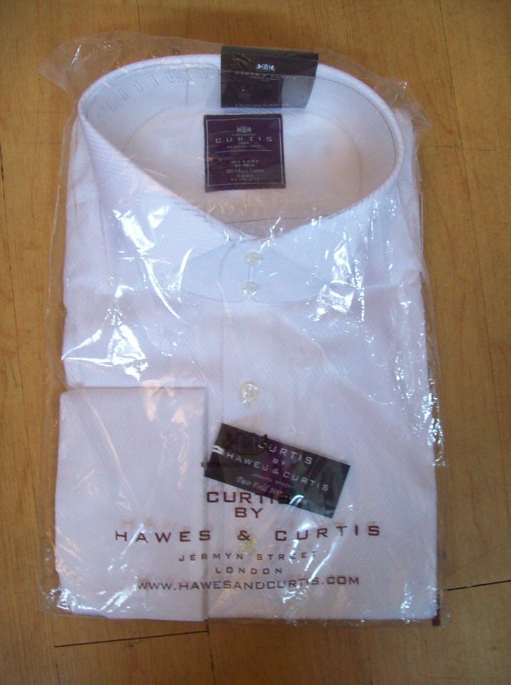 BNIP Hawes And Curtis Brand New Shirt XXL 47 48cm York Slim Fit