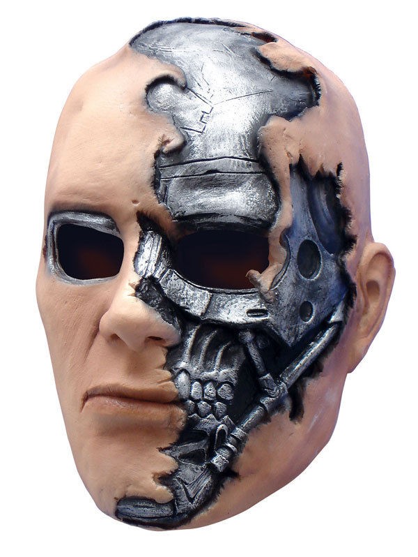 Terminator Salvation T 600 Costume 3/4 Vinyl Child Mask