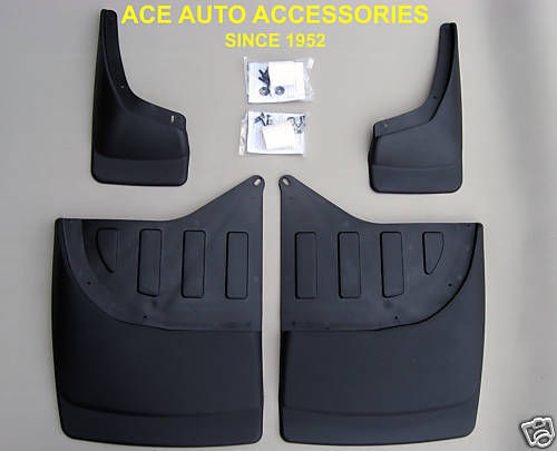 2001 06 CHEV / GMC HD DUALLY CUSTOM MUD FLAPS 4PC SET