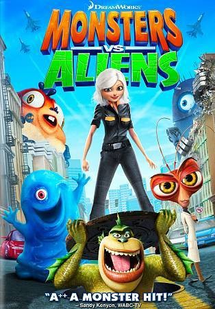 monsters vs aliens dvd dreamworks