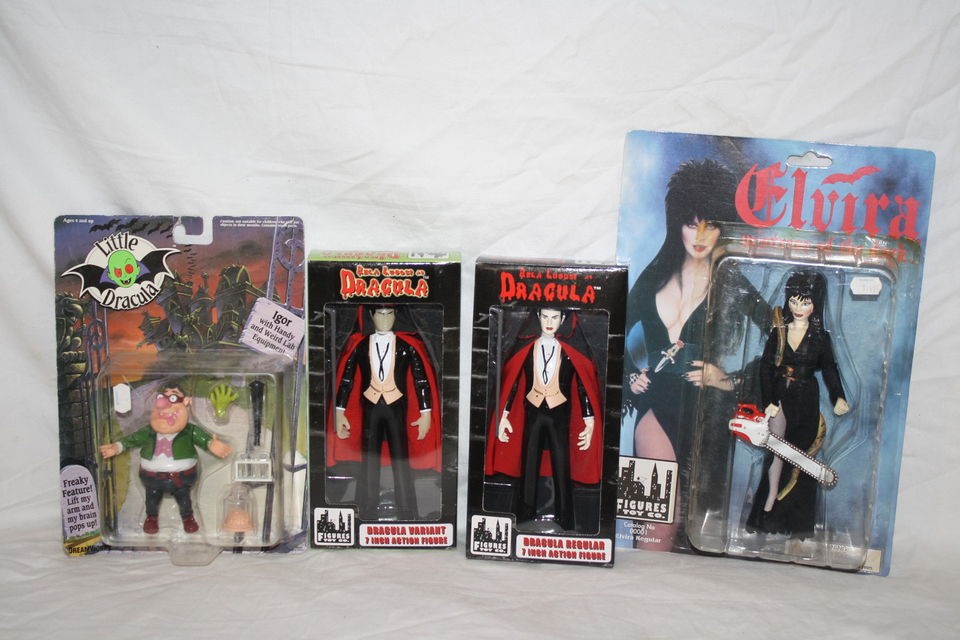   toy co. Elvira Dracula Bela Lagosi Igor Dreamworks Glow in the dark