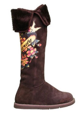 ED Hardy Boots Womens Himalaya 2 Brown 11FHL202W