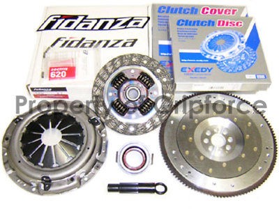 EXEDY CLUTCH KIT & FIDANZA RACING FLYWHEEL RSX BASE L CIVIC Si 2.0L 