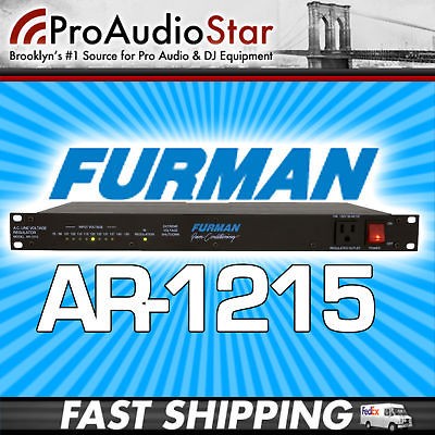 FURMAN AR 1215 AR1215 AC LINE VOLTAGE REGULATOR NYC PROAUDIOSTAR   