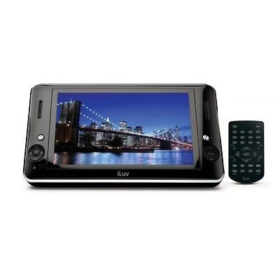 ILUV 8.9 PORTABLE CD DVD PLAYER W/ IPOD IPHONE DOCK CHARGER PLAY FROM 