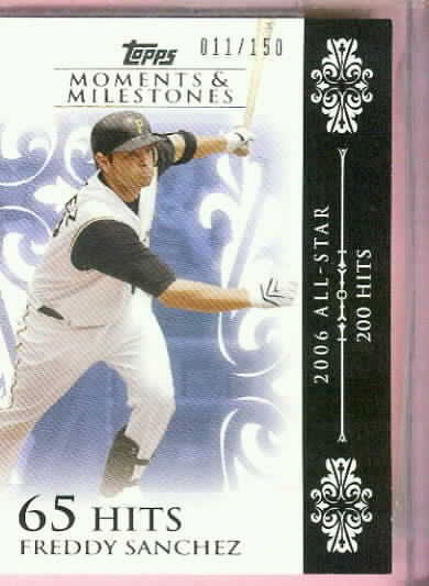 08 MOMENTS MILESTONES #108 FREDDY SANCHEZ /150 X13623