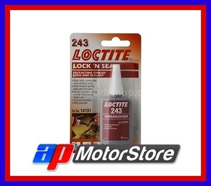 LOCTITE 243 Threadlocker Size 24 ml Bottle   Size 24 ml Bottle