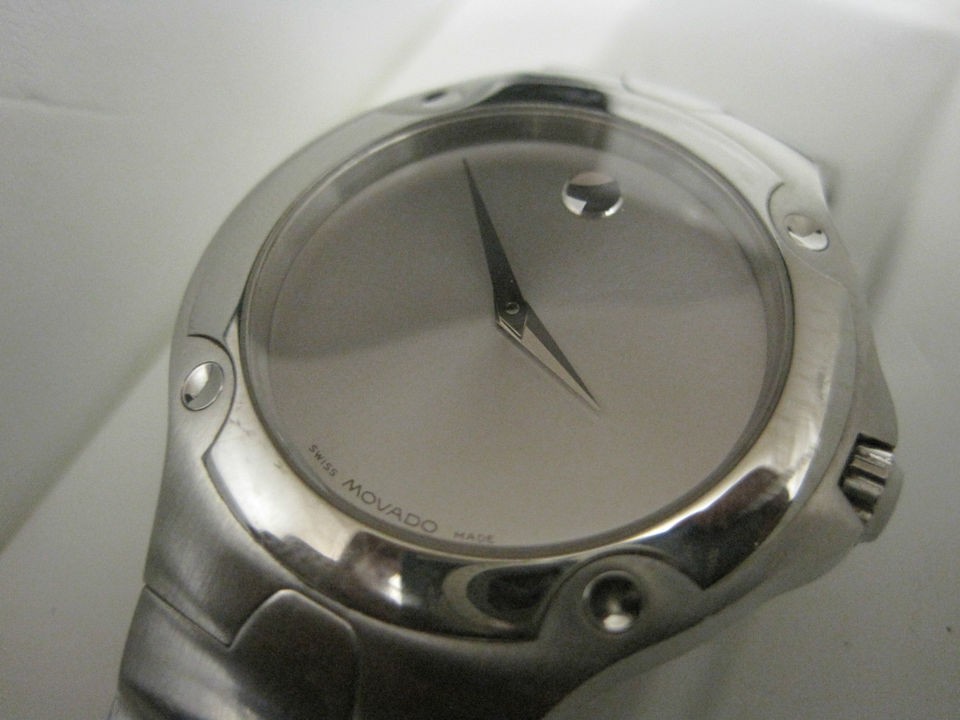 Authentic Men’s Movado Sports Edition Silver Dial Watch 84 G1 1892 