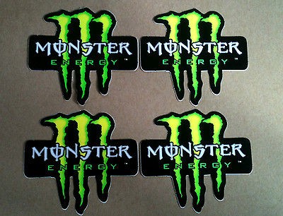 Stickers Monsters Racing ATV Motocross Truck Honda Suzuki Yamaha Fox 