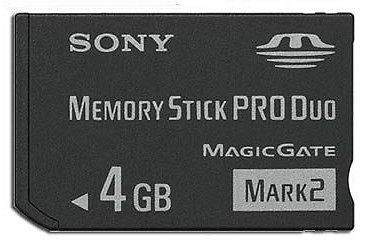 NEW 4G 4GB MS Memory Stick Pro Duo Card for PSP Camera One Year 