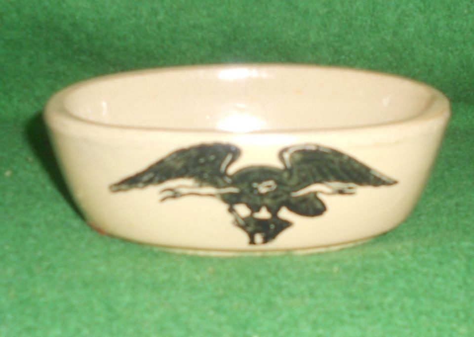 VINTAGE MOIRA POTTERY STONEWARE SOAP DISH ENGLAND