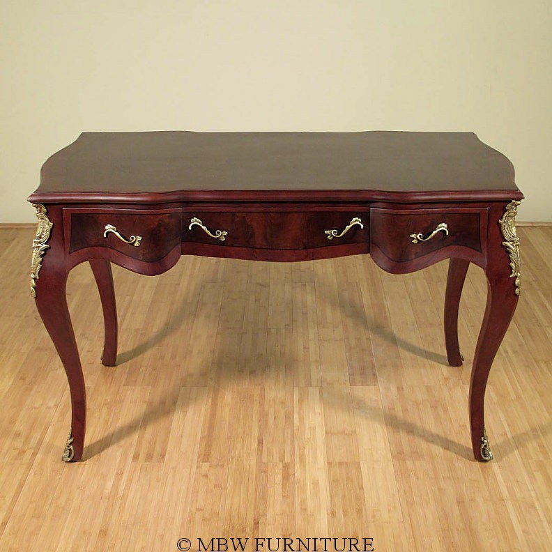 Mahogany/Walnu​t French Office Writing Desk e159a