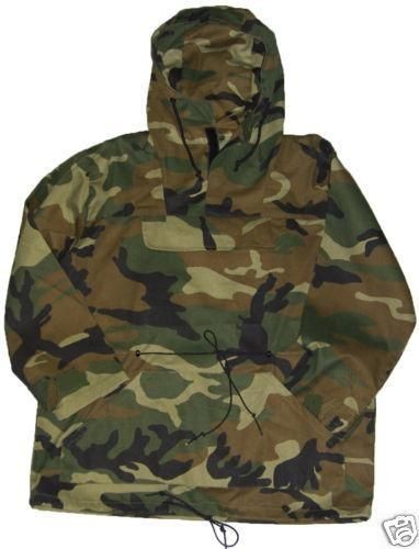 ANORAK PARKA HOODED JACKET Woodland CAMO S,M,L,XL,2X,3X