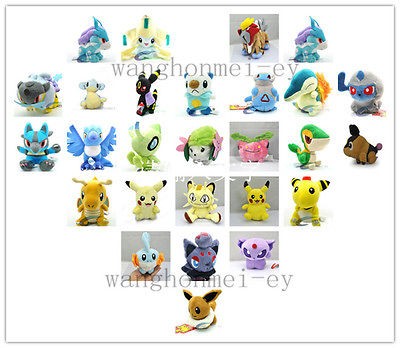   Collection New pokemon Character Soft Stuffed Animal Plush 18 Changes