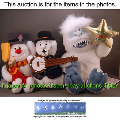 CVS Snowmen Set of 3   Frosty, Sam Snowman & Abominable New Year 2000 