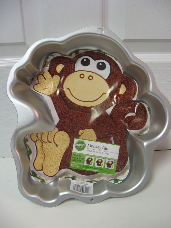 WILTON MONKEY CHIMP CHIMPANZEE ZOO CAKE PAN NEW