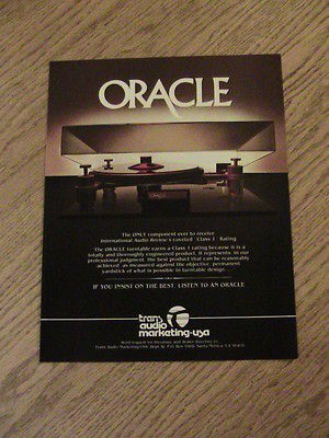 oracle turntable in TV, Video & Home Audio