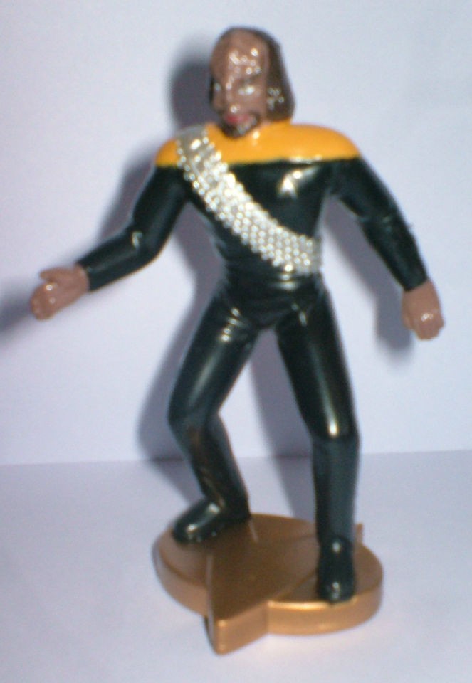   WORF CHESS PIECE Star Trek Next Generation set 1999 (White Rook