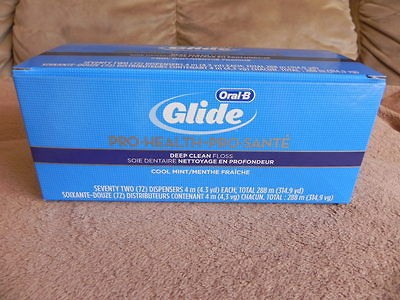 72 CT ORAL B GLIDE DEEP CLEAN DENTAL FLOSS 4.4YD EACH