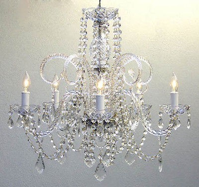 NEW MURANO VENETIAN STYLE CRYSTAL CHANDELIERS SWAROVSKI TRIM LIGHTS 