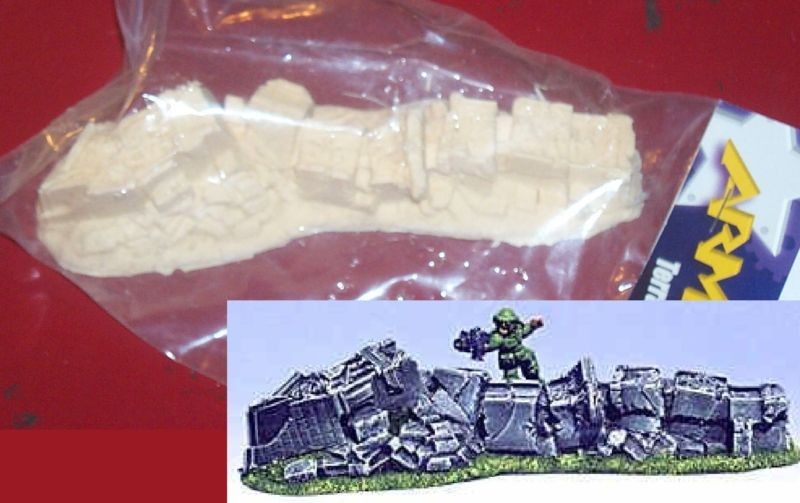 Armorcast ACC007 Cathedral Rubble #2 (1) 28mm Miniature Ruins Debris 