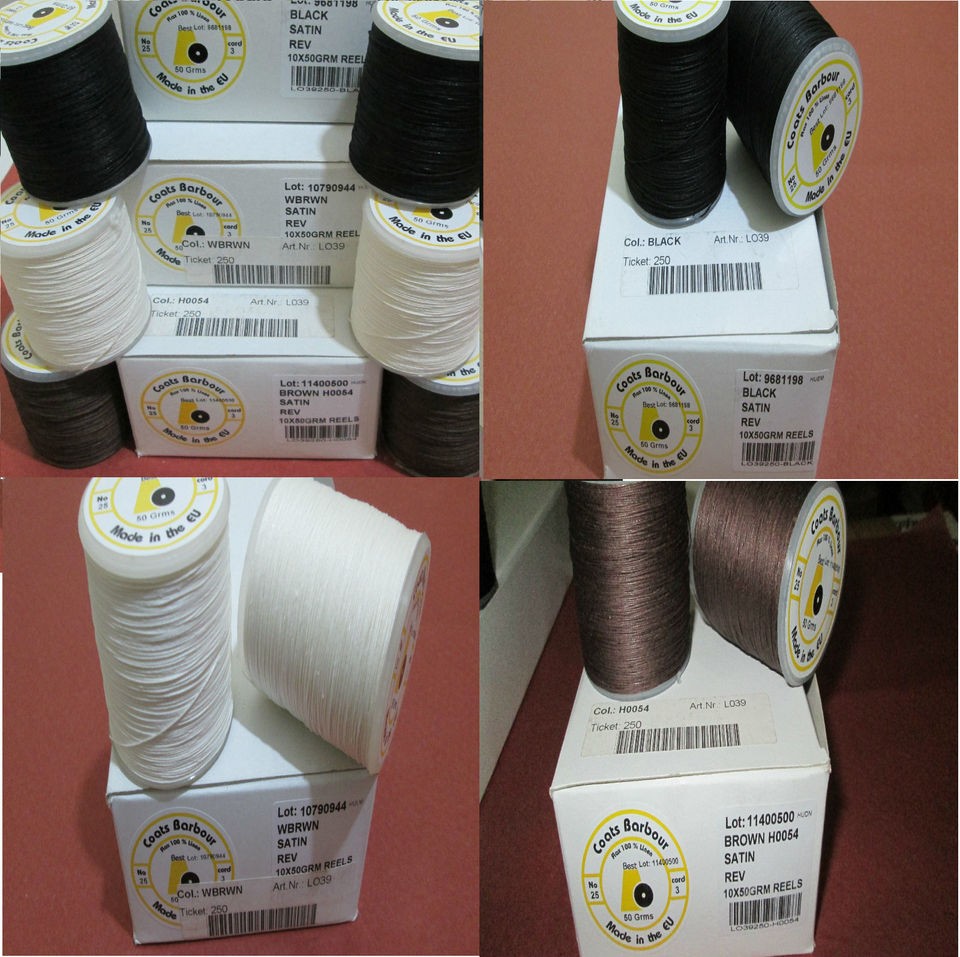 BARBOURS LINEN THREAD , NO.25 / 3 CORD