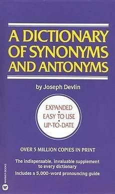 Dictionary of Synonyms & Antonyms, Devlin, Joseph, Good Book