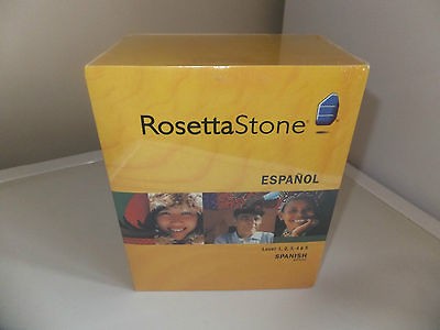 Rosetta Stone Spanish (Spain) Level 1, 2, 3, 4 and 5 (Mac/PC) Sealed