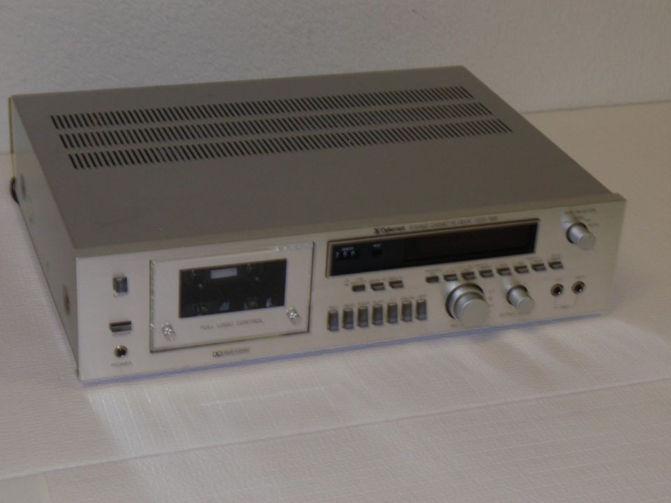 CYBERNET CDC 700 CASSETTE DECK Full Logic Silver NEW BELT/IDLER 