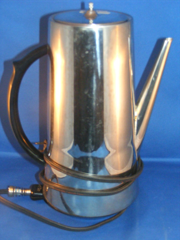 RARE SUNBEAM VISTA COFFEEMASTER COFFEE PERCOLATOR VAP 5 STAINLESS 