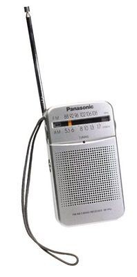 Panasonic RF P50 Pocket AM/FM Radio   Silver   