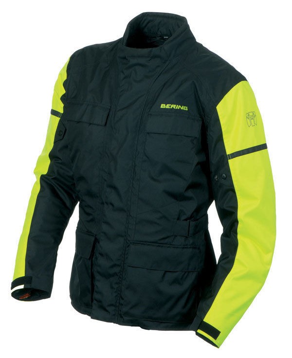 Bering absolute waterproof armoured hi viz motorcycle jacket