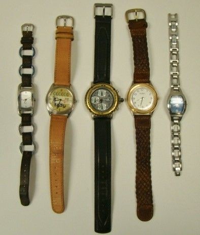 ALL FOSSIL WATCH LOT CHRONOGRAPH FSL BOWL WATCH RM 2544 TM 7277 3 