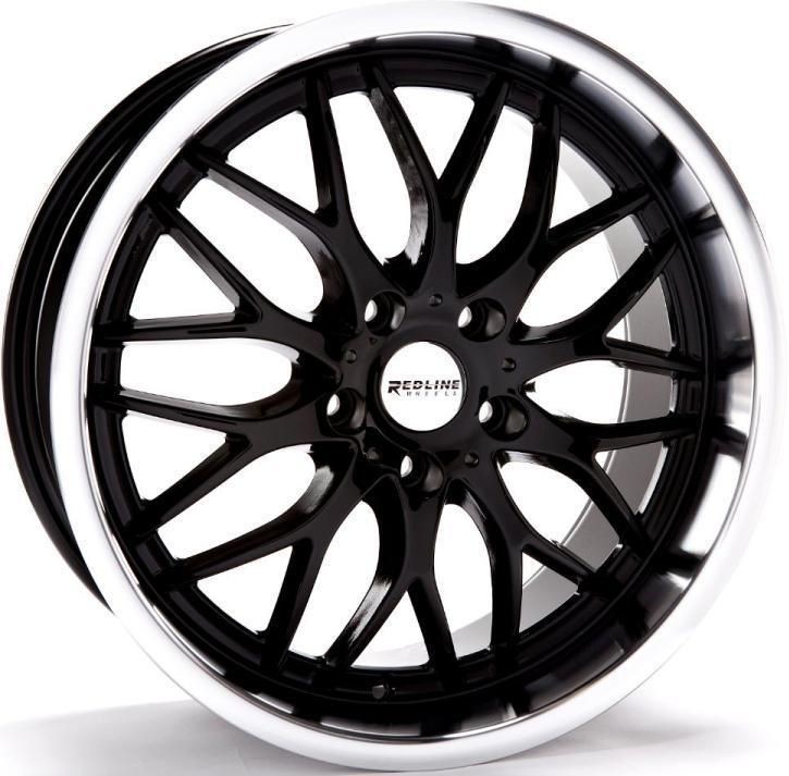   WHEELS 5X100/114.3 ET40 RIMS GLOSS BLACK (Fits 2013 Ford Explorer