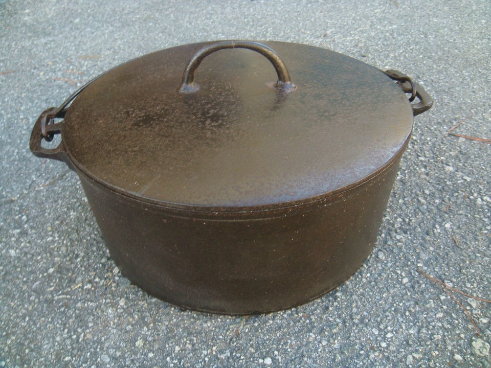 Pre Griswold ERIE number 9 dutch oven ,skillet ,kettle with original 