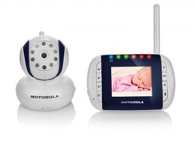 MOTOROLA MBP33 WIRELESS VIDEO BABY MONITOR, 2.8 COLOR SCREEN w/ ZOOM