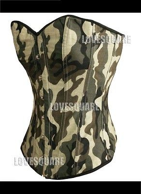 camo corset in Corsets & Bustiers