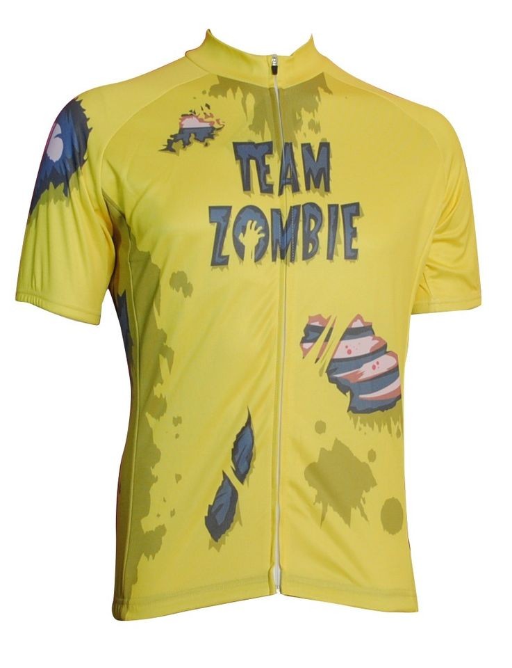 Youth Team Zombie Kids Cycling Bike Jersey fun funny