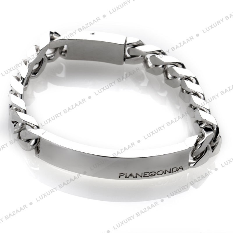 Pianegonda Silver Pianegonda Cuban Chain Bracelet