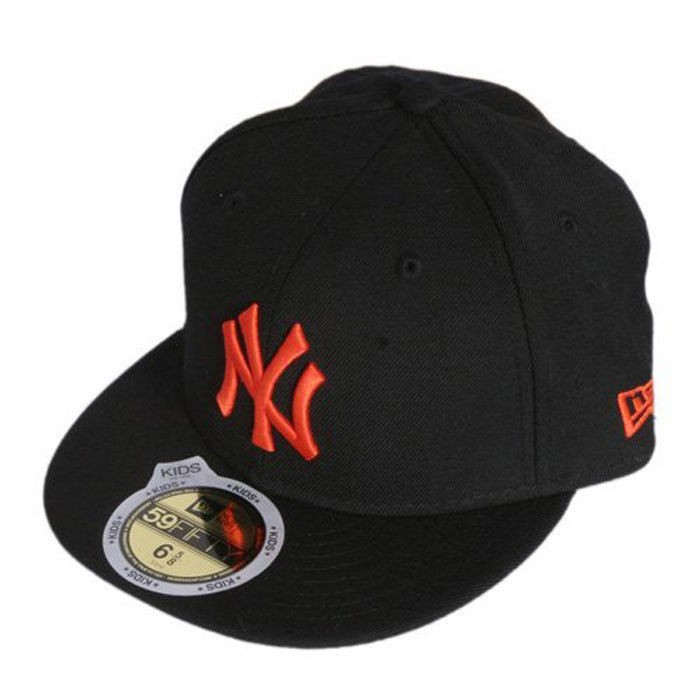 orange yankees hats