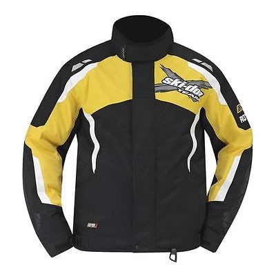 New 2013 Ski Doo X Team Winter Jacket Ylw Lar​ge #4405820910