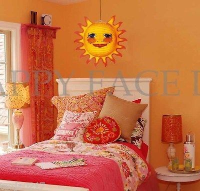 SUN PAPER LANTERN 15 Kids Teen Room Dorm Decor VINTAGE DESIGN boho 