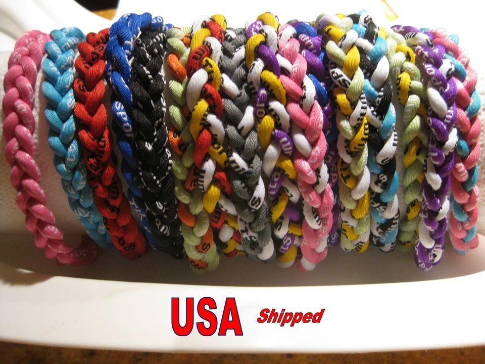 18 & 20 Titanium Tornado Sports Rope Necklace *USA SELLER*