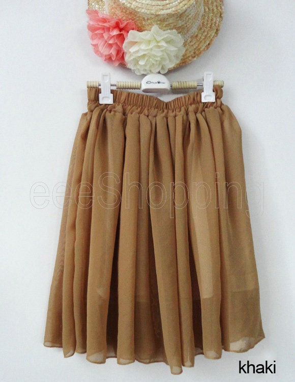 Khaki Skirt in Skirts