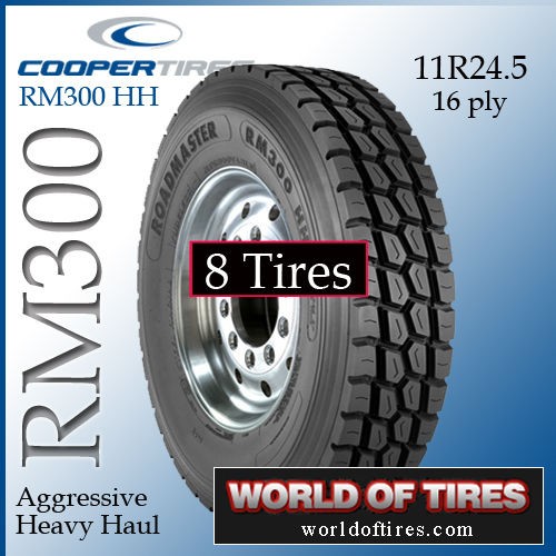 Tires Roadmaster RM300 11R24.5 16 ply semi truck tires 11r24.5 24.5 