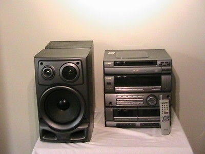 AIWA CX ZR525 FIVE DISC CD PLAYER AUDIO SYSTEM