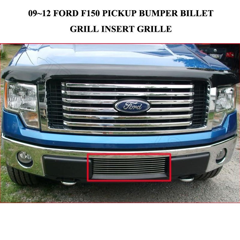 09 10 11 12 2012 FORD F150 PICKUP BUMPER BILLET GRILL INSERT GRILLE 